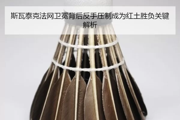 斯瓦泰克法网卫冕背后反手压制成为红土胜负关键解析